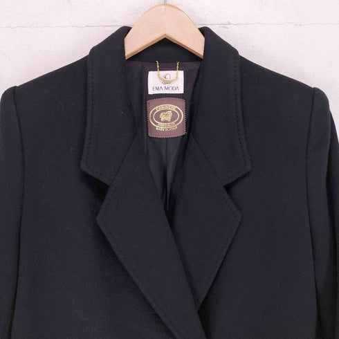 EMA MODA cashmere カシミヤ100% ダブルチェスターコート レディース JPN:M