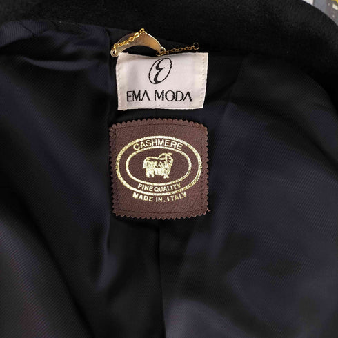 EMA MODA cashmere カシミヤ100% ダブルチェスターコート レディース JPN:M
