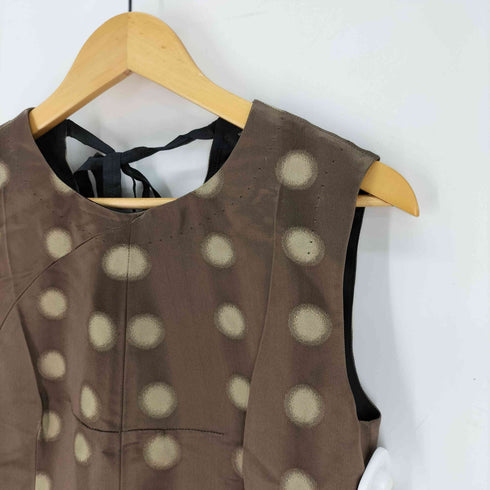 マークジェイコブス MARC JACOBS ドット柄 ノースリーブ シルクブラウス レディース JPN:2