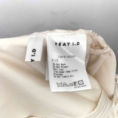 フレイアイディー FRAY I.D レースコンビペプラムブラウス レディース JPN:1