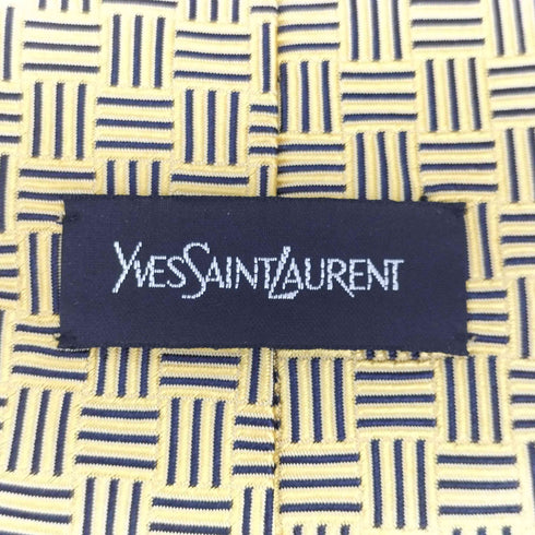 イヴサンローラン Yves Saint Laurent 総柄 ネクタイ メンズ