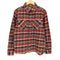 ヒューストン HOUSTON チェック柄 マチ付き ヘビーネルシャツ メンズ import:XL