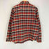 ヒューストン HOUSTON チェック柄 マチ付き ヘビーネルシャツ メンズ import:XL