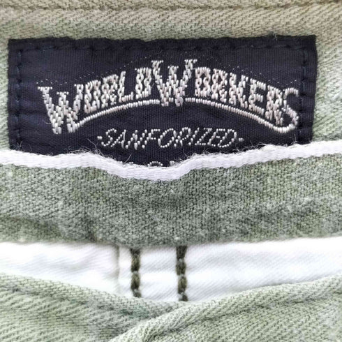 ワールドワーカーズ WORLD WORKERS ボタンフライ ベイカー パンツ メンズ JPN:M