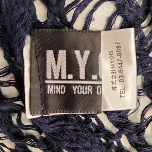 エムワイオービーエヌワイシー M.Y.O.B NYC メッシュニット レディース FREE