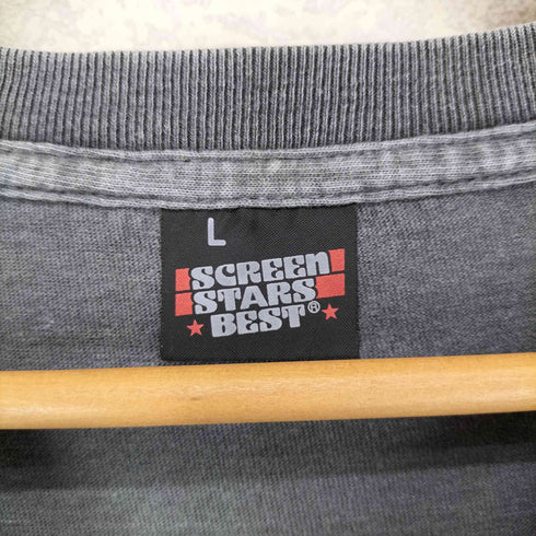 スクリーンスターズ SCREEN STARS MIONIGHT RADIO プリント 袖裾シングル Tシャツ メンズ L