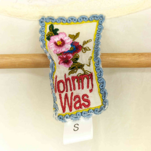 johnny was レース切替 レーヨン ブラウス レディース import:S