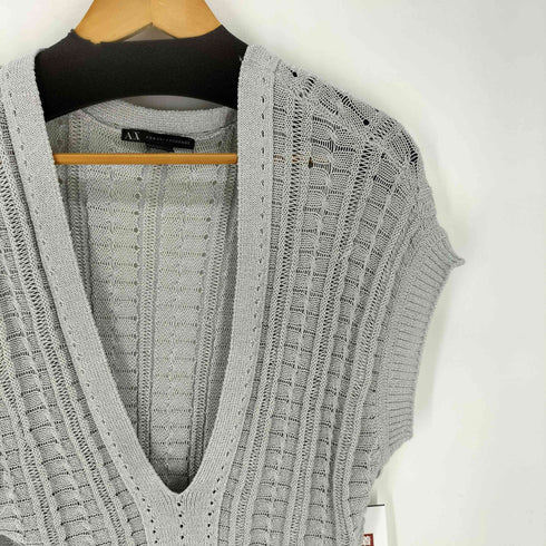 アルマーニエクスチェンジ ARMANI EXCHANGE Vネック ラメニット レディース import:M