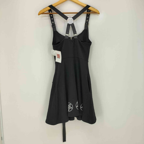 ケリークロージング KRY CLOTHING バックプリント スウェット地 ハーフジップ ジャンプスカート レディース JPN:M