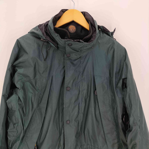 エディーバウアー Eddie Bauer 90S EBTEK GORE-TEX ゴアテックス フリース ライナー付き フーテッド ナイロン ジャケット メンズ import:S