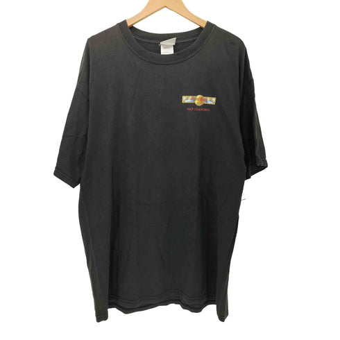ハードロックカフェ Hard Rock Cafe SAN FRANCISCO 両面プリント クルーネック Tシャツ メンズ import:XL