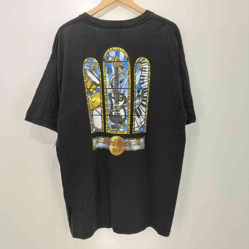 ハードロックカフェ Hard Rock Cafe SAN FRANCISCO 両面プリント クルーネック Tシャツ メンズ import:XL