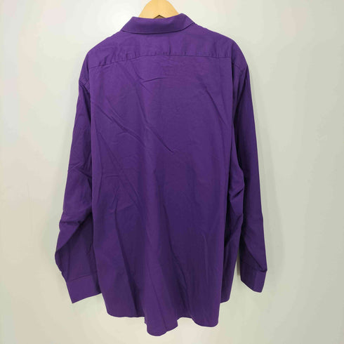 ヴァンヒューゼン VAN HEUSEN 00s LUX SATEEN ラックスサテン ドレスシャツ メンズ 18 34/35
