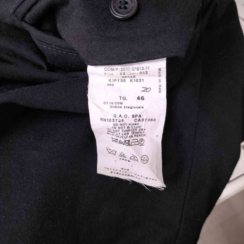 エンポリオアルマーニ EMPORIO ARMANI MATT LINE ウール 1タック パンツ メンズ 46