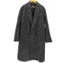ザラ ZARA ツイード ダブルブレスト チェスターコート メンズ import:L