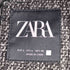 ザラ ZARA ツイード ダブルブレスト チェスターコート メンズ import:L