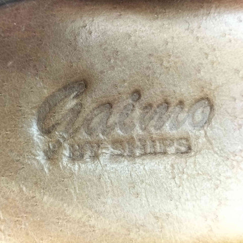 ガイモ GAIMO MADE IN SPAIN 別注 スペイン製 エナメル パテント ウェッジヒール オープントゥ サンダル レディース 38