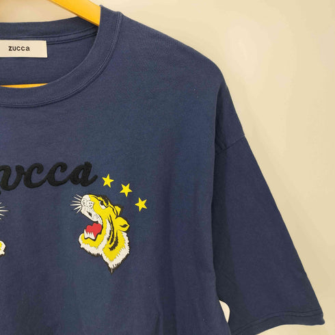 ズッカ ZUCCa 虎 刺繍 S/S アニマル Tシャツ メンズ FREE