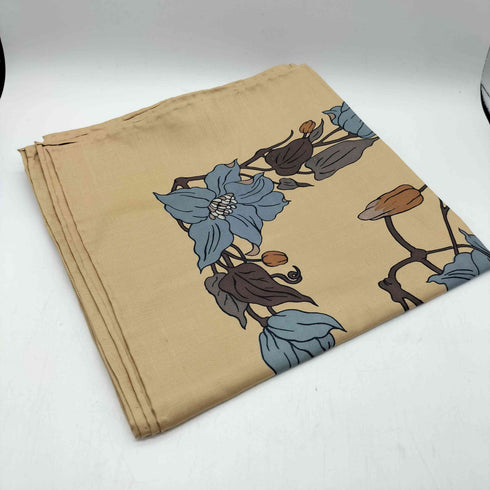 THAI SILK 絹 シルク 100% 総柄 大判 スカーフ レディース