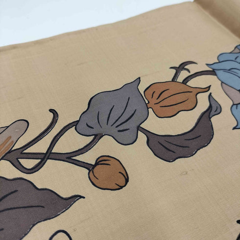 THAI SILK 絹 シルク 100% 総柄 大判 スカーフ レディース