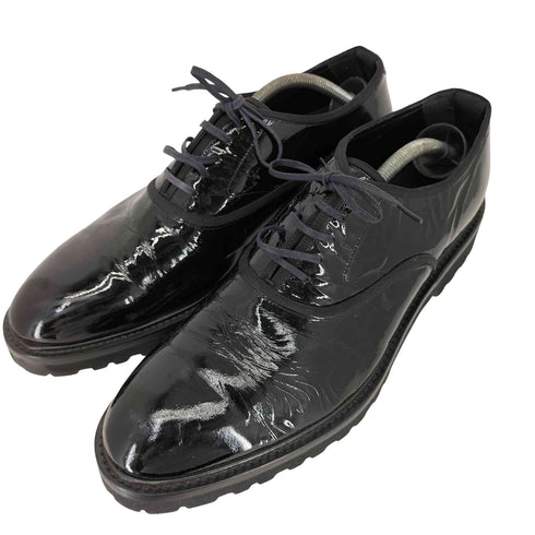 ダブルエイチ WH パテント レースアップシューズ Vibram メンズ US:9.5