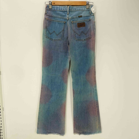 ラングラー Wrangler 90-00S OLD タイダイ ペイント ローライズ フレア デニム パンツ Y2K レディース 29