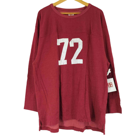 athletic wear mason 72 プリント L/S フットボールTシャツ メンズ FREE