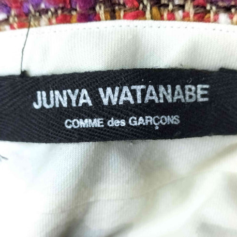 ジュンヤワタナベコムデギャルソン JUNYA WATANABE COMME des GARCONS 00AW ミックスツイード ストレートパンツ マルチカラー AD2000 レディース JPN:S