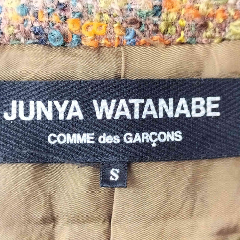 ジュンヤワタナベコムデギャルソン JUNYA WATANABE COMME des GARCONS 00AW ミックスツイード クロップド ツイードジャケット AD2000 レディース JPN:S