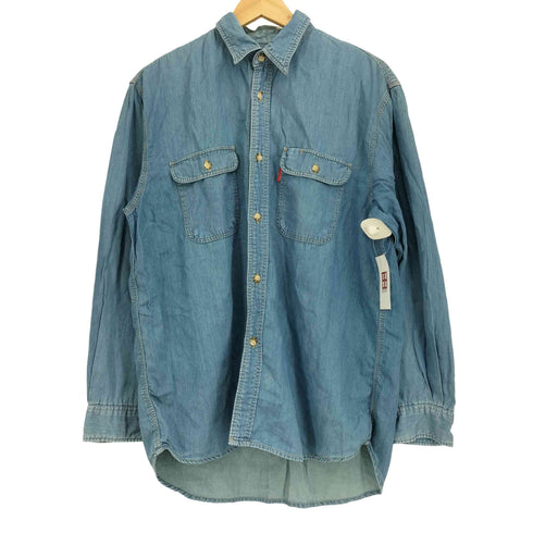 ビッグジョン BIG JOHN フラップポケット付き L/S デニムシャツ メンズ JPN:M