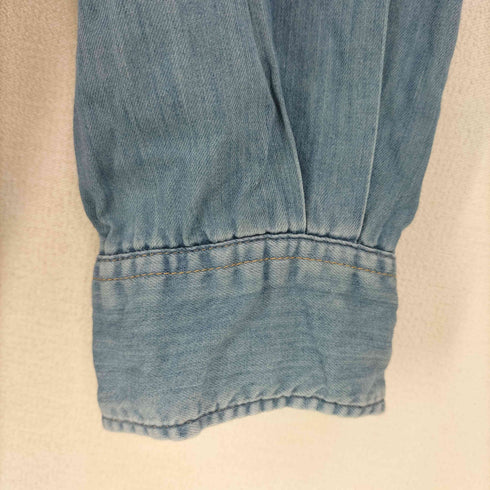 ビッグジョン BIG JOHN フラップポケット付き L/S デニムシャツ メンズ JPN:M