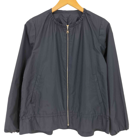 レリアン Leilian ドローコード ノーカラー ジャケット ブルゾン レディース JPN:9号