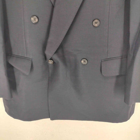 バーバリーズ BURBERRYS CASHMERE&WOOL カシミヤ混 ウール ダブルブレストテーラードジャケット メンズ