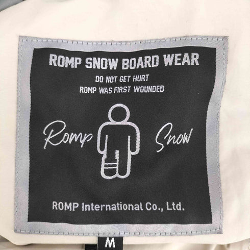 ROMP SNOW BOARD WEAR ロンプスノーボード セットアップ アノラックジャケット&カーゴワイドパンツ メンズ import:M