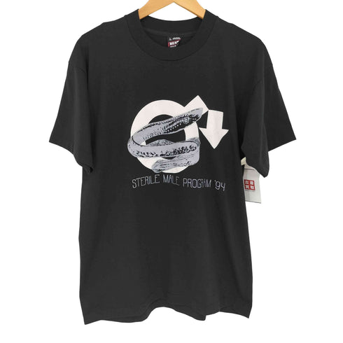 フルーツオブザルーム FRUIT OF THE LOOM 90S MADE IN USA BESTSTERILE MALE PROGRAM 94 袖シングルステッチ バンド S/S Tシャツ メンズ import:L