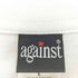 AGAINSTボディ りょうめんプリントバンドTシャツ Damage Inc メンズ JPN:L