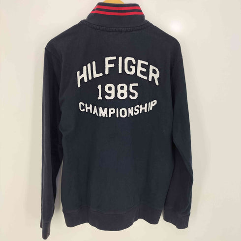 トミーヒルフィガー TOMMY HILFIGER 両面ワッペン装飾 ダブルジップ トラックジャケット メンズ import:XL