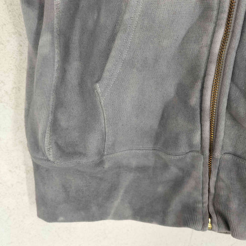 チャンピオン Champion 青単 復刻 REVERSE WEAVE リバースウィーブ ジップ スウェット パーカー タイダイ メンズ JPN:M
