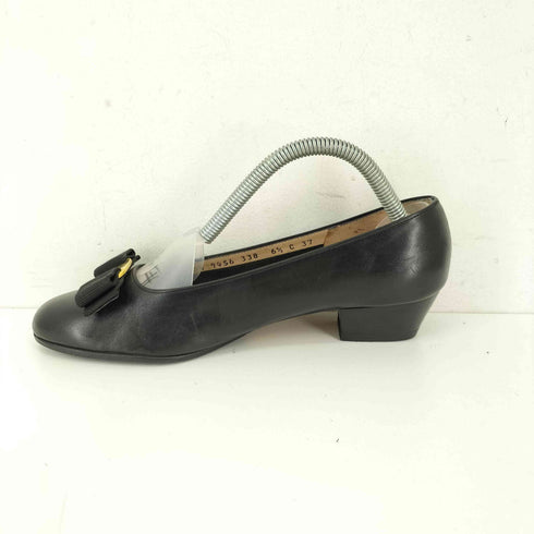 サルヴァトーレフェラガモ Salvatore Ferragamo ヴァラリボン パンプス レディース 61/2