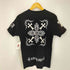 Be Ambition 両面クロスデザイン ヘンリーネック Tシャツ Y2K メンズ JPN:L