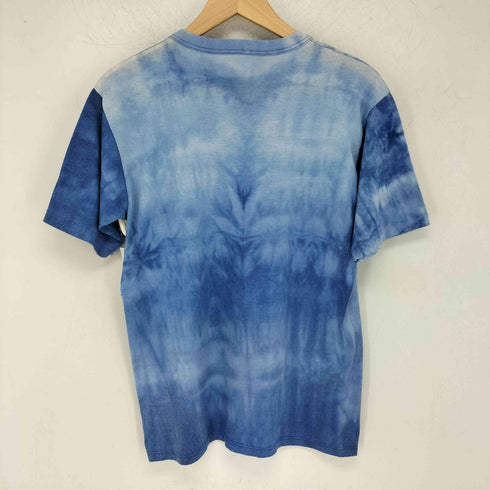 OCEAN CITY タイダイ染め 袖シングルステッチ プリント S/S Tシャツ メンズ