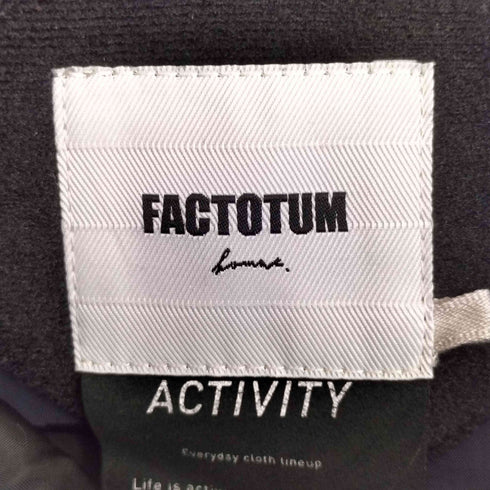 ファクトタム FACTOTUM ウールフーデッドジャケット メンズ JPN:46