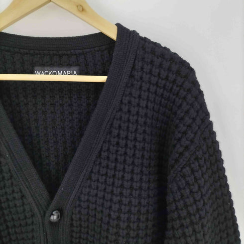 ワコマリア WACKO MARIA WAFFLE KNIT CARDIGAN ワッフル ニット カーディガン メンズ JPN:L