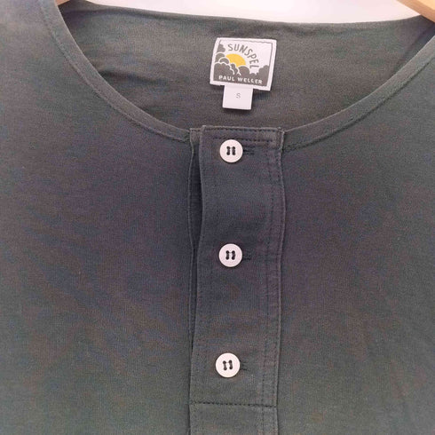 サンスペル Sunspel Paul Weller ヘンリーネック S/S Tシャツ メンズ import:S