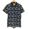 ラコステ LACOSTE 鹿の子 S/S ポロシャツ アミダクジ柄 メンズ import:M