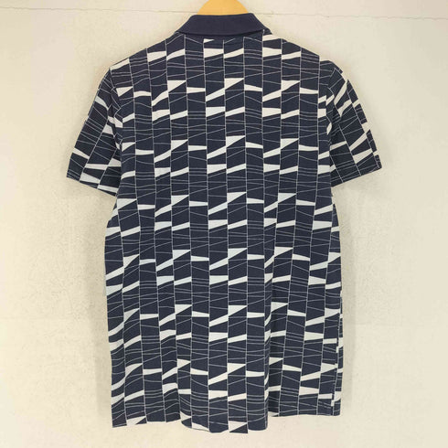 ラコステ LACOSTE 鹿の子 S/S ポロシャツ アミダクジ柄 メンズ import:M
