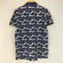 ラコステ LACOSTE 鹿の子 S/S ポロシャツ アミダクジ柄 メンズ import:M