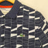 ラコステ LACOSTE 鹿の子 S/S ポロシャツ アミダクジ柄 メンズ import:M