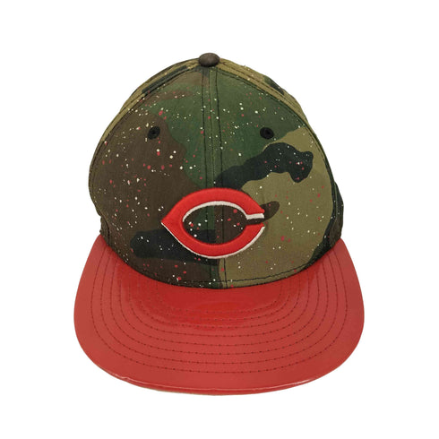 ニューエラ NEW ERA 59fifty 迷彩 チームロゴ刺繍 6パネルキャップ メンズ 8