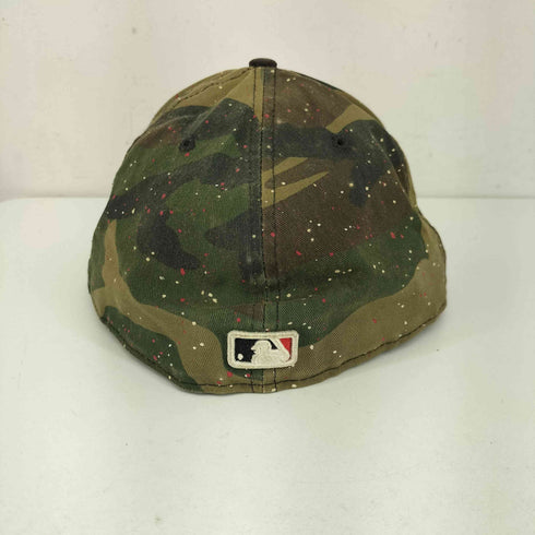 ニューエラ NEW ERA 59fifty 迷彩 チームロゴ刺繍 6パネルキャップ メンズ 8